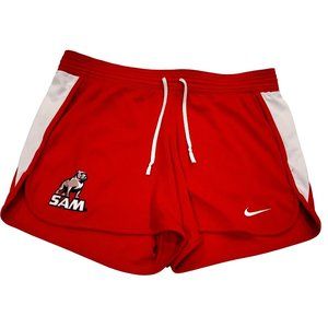 Nike Shorts Size Large Samford University Womens New NWOT Red Waist 34 Inch